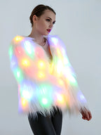 Abrigo de Peluche con Luces LED · Edición Nocturna
