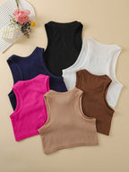 Pack 6 Camisetas Básicas Ajustadas – Suaves y Cómodos