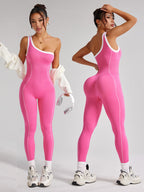 Mono deportivo elástico de una sola manga