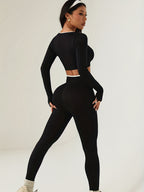 Set Deportivo 2 Piezas con Manga Larga y Pantalón – Moldea y Levanta