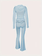 Set Deportivo Ajustado 2 Piezas · Sudadera con Cremallera + Leggings