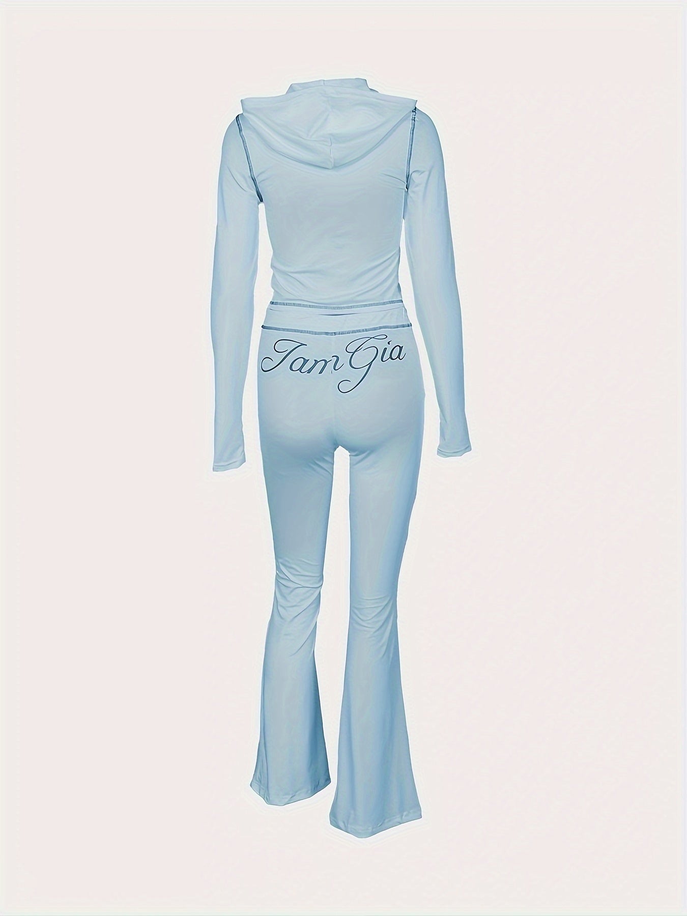 Set Deportivo Ajustado 2 Piezas · Sudadera con Cremallera + Leggings