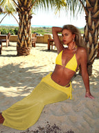 Bikini 3 piezas cintura alta