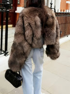 Abrigo Elegante de Peluche · MODA Collection