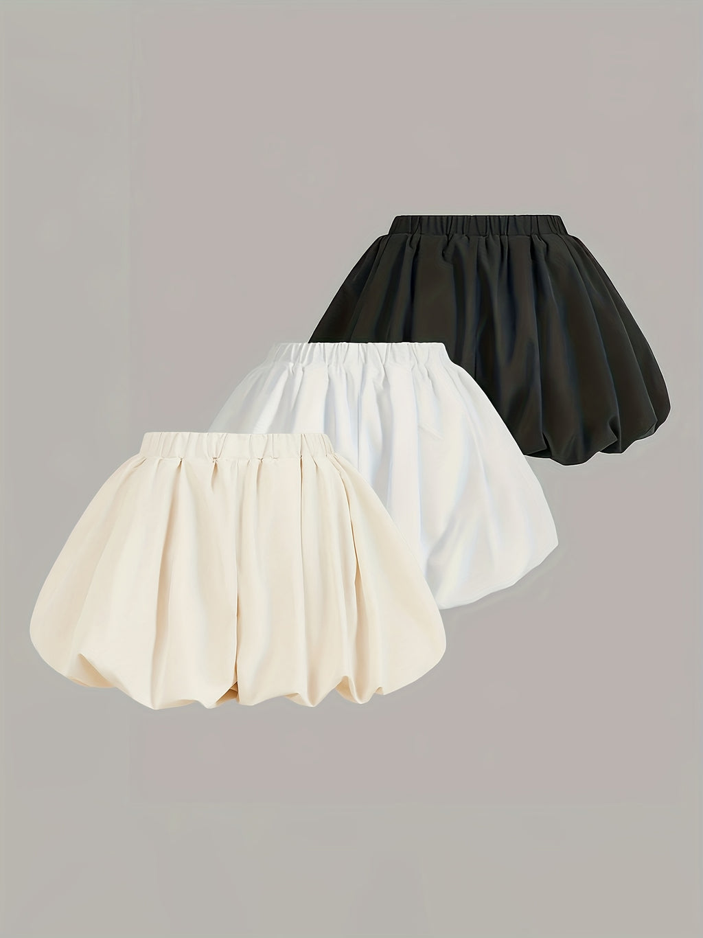 Pantalones casuales de cintura alta set 3 piezas