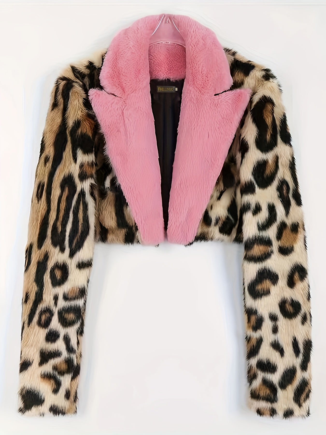 Abrigo de Peluche Estilo Leopardo · Elegante y Calentito