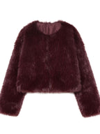 Chaqueta de Peluche Tipo Zorro · Alta Calidad