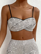 Top de Tirantes con Brillantes