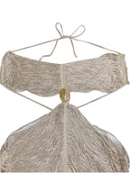 Vestido Largo Halter con Flecos y Abertura – Sexy para Eventos Nocturnos