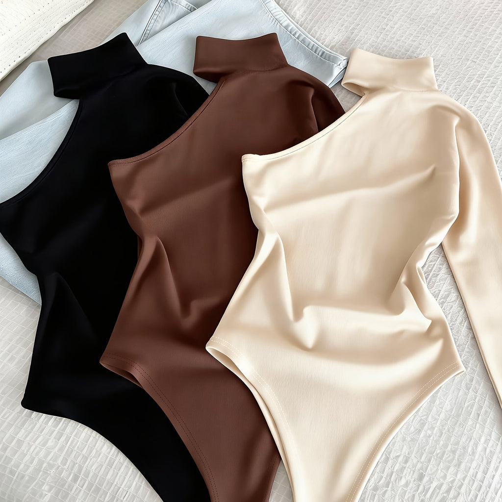 Body Set casual de 3 piezas – Bodycon de un hombro