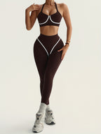 Conjunto Deportivo Push-Up con Pantalón Largo – Realza Cintura & Glúteos