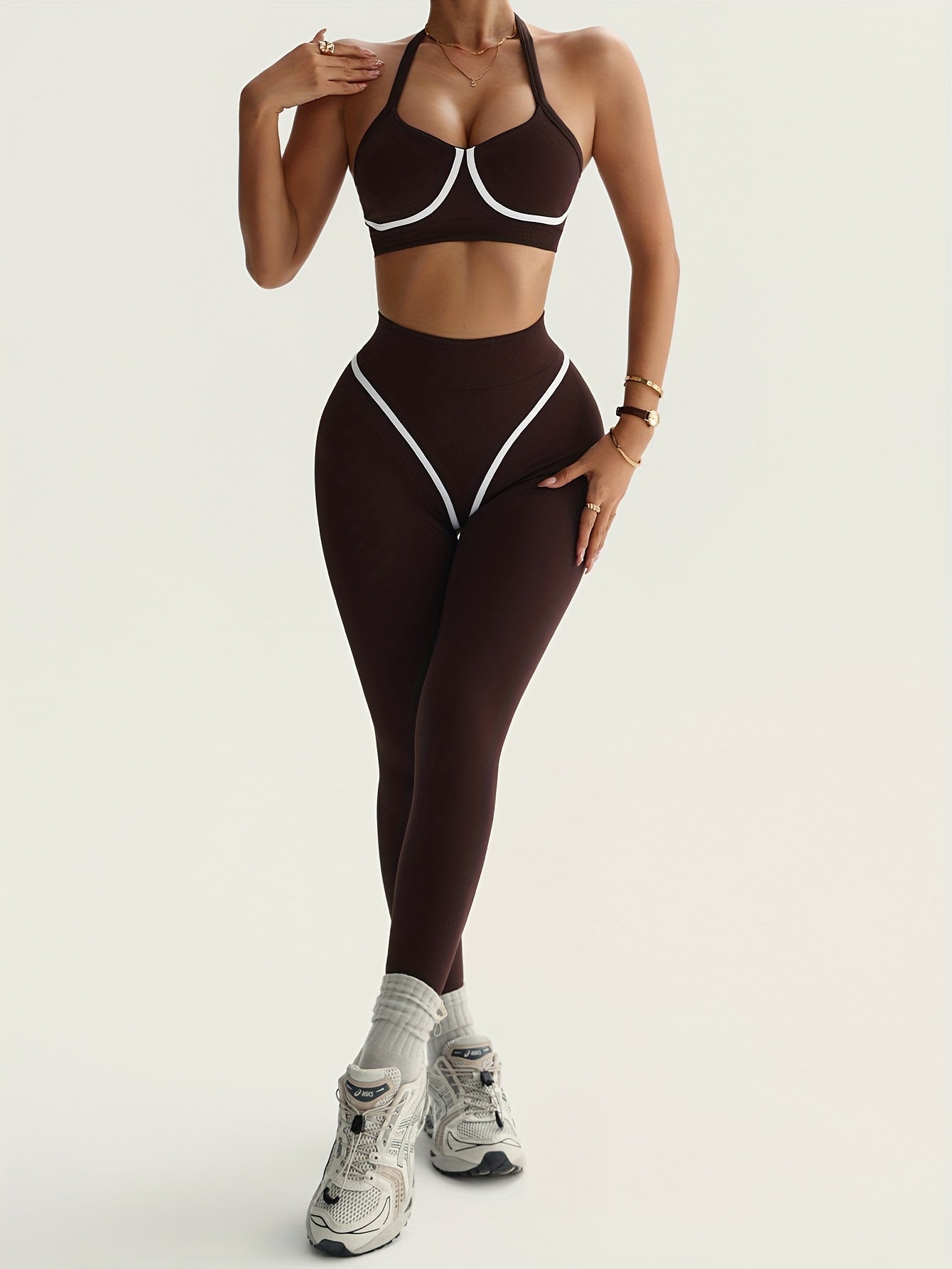 Conjunto Deportivo Push-Up con Pantalón Largo – Realza Cintura & Glúteos