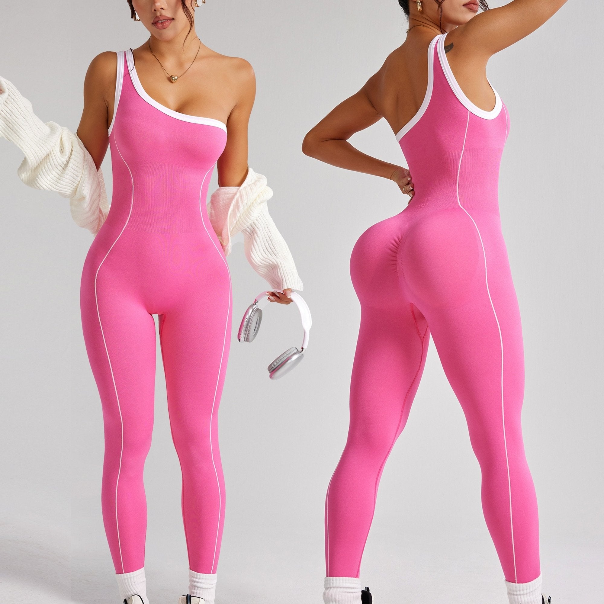 Mono deportivo elástico de una sola manga