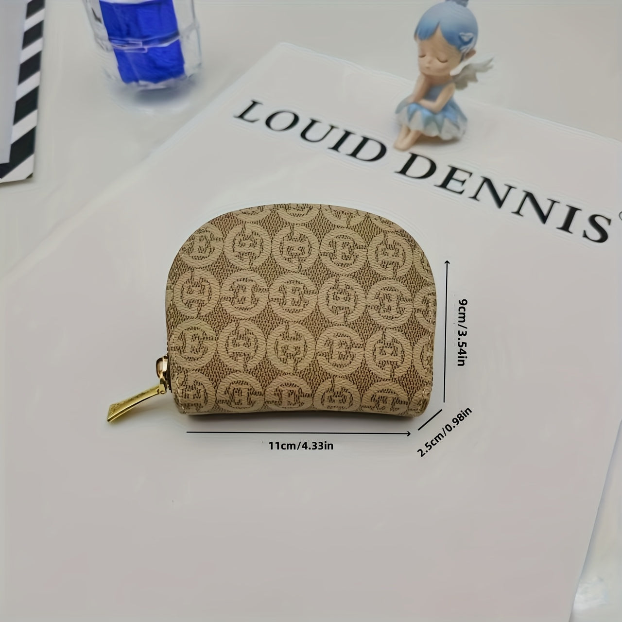 Set de Billetera Larga y Tarjetero para Mujer - 3 Piezas con Gran Capacidad