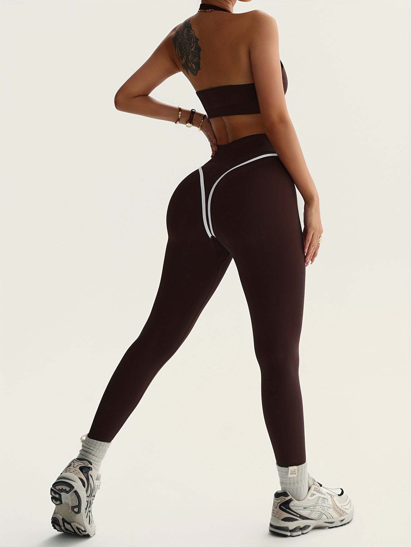 Conjunto Deportivo Push-Up con Pantalón Largo – Realza Cintura & Glúteos