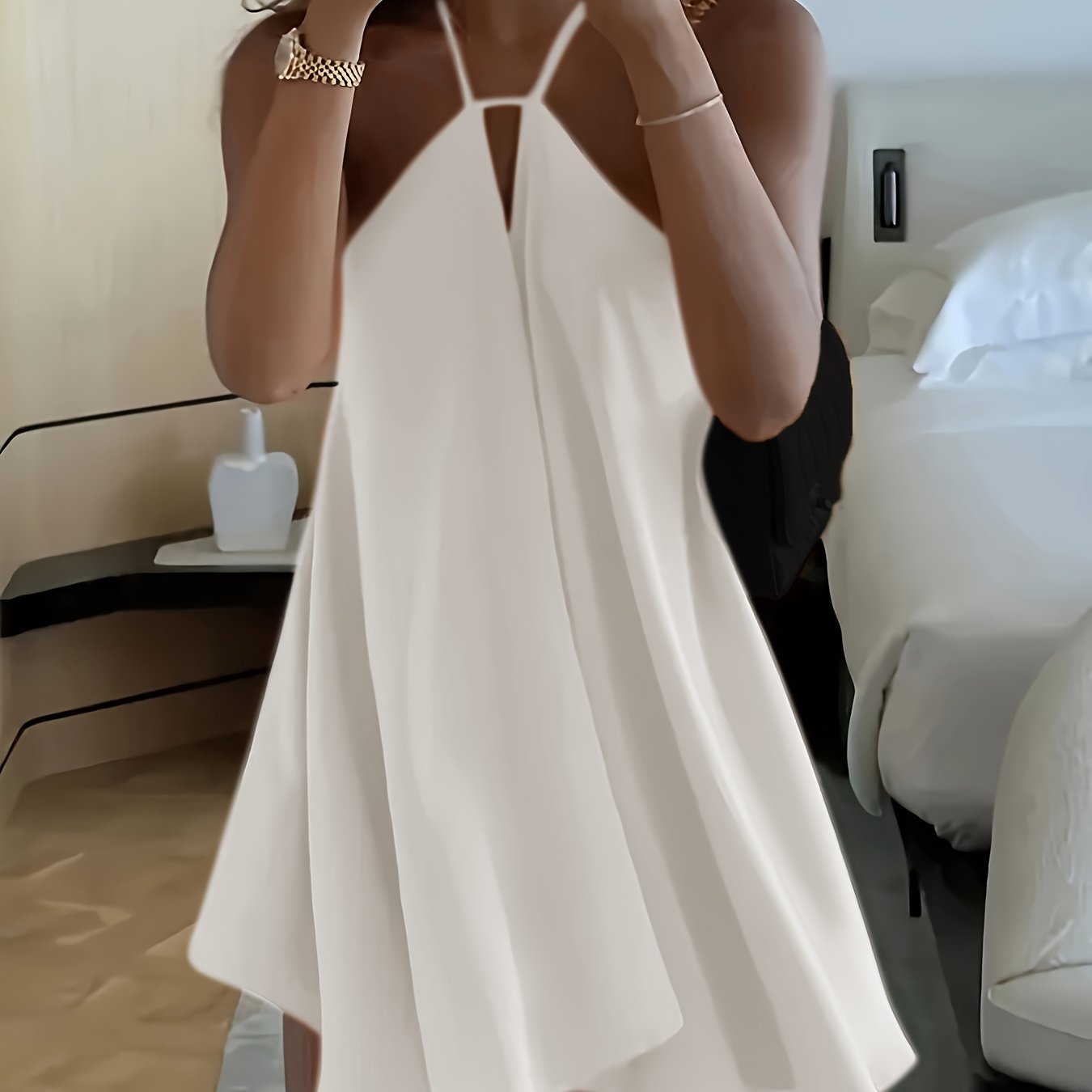 Vestido largo estilo sirena/A‑line