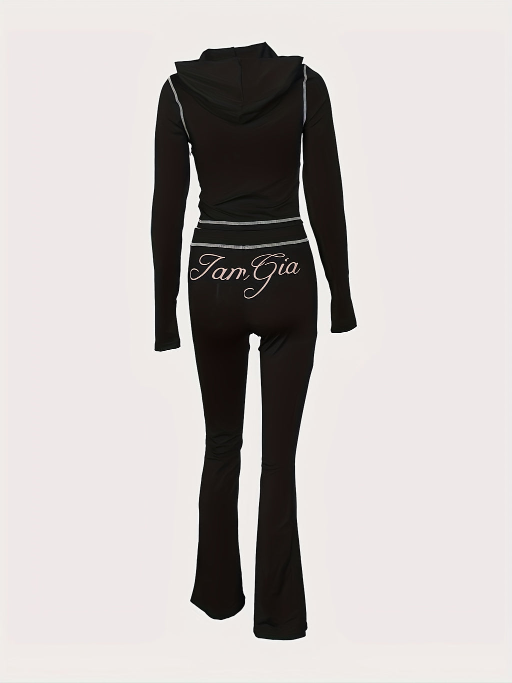 Set Deportivo Ajustado 2 Piezas · Sudadera con Cremallera + Leggings