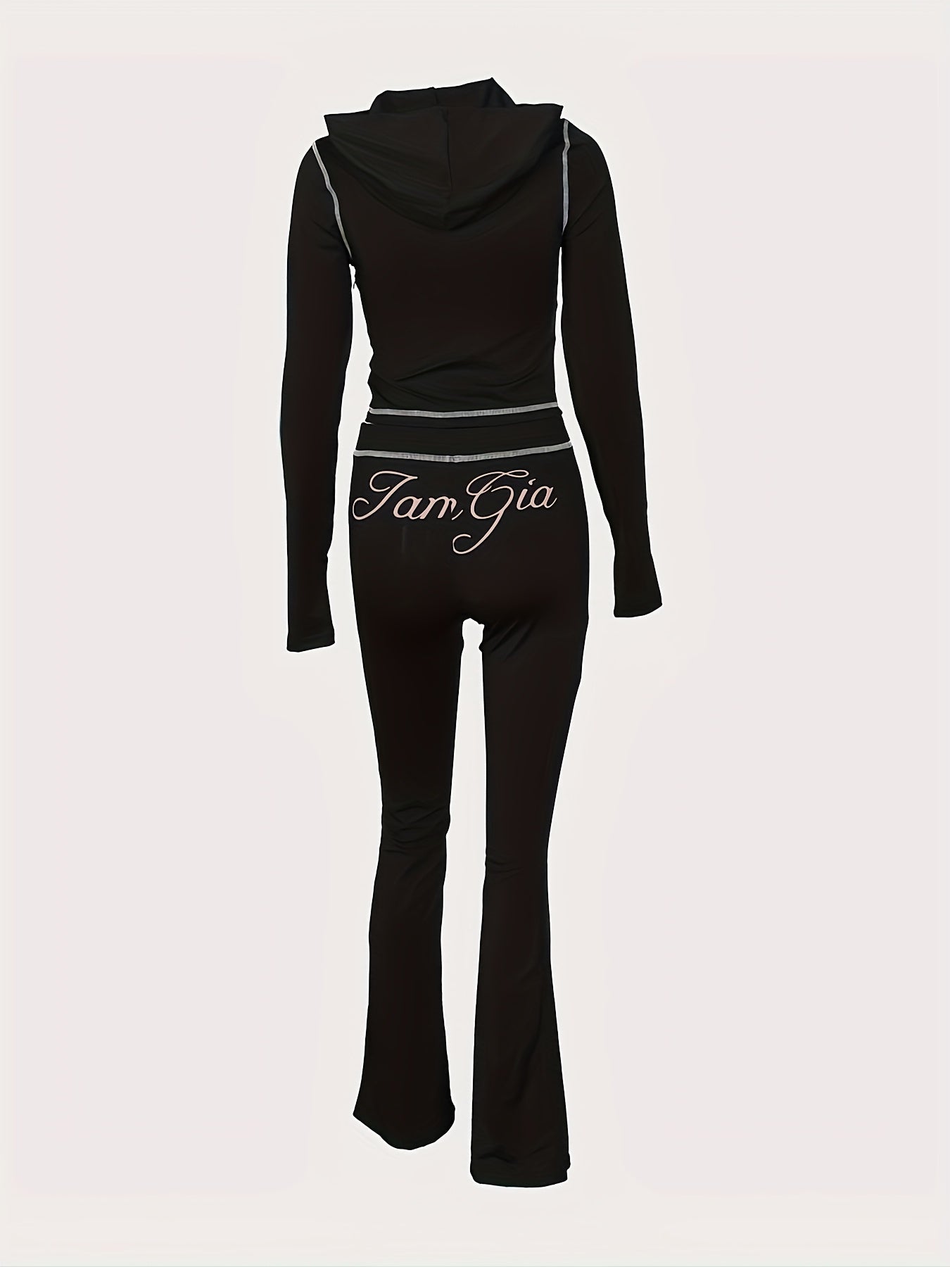 Set Deportivo Ajustado 2 Piezas · Sudadera con Cremallera + Leggings