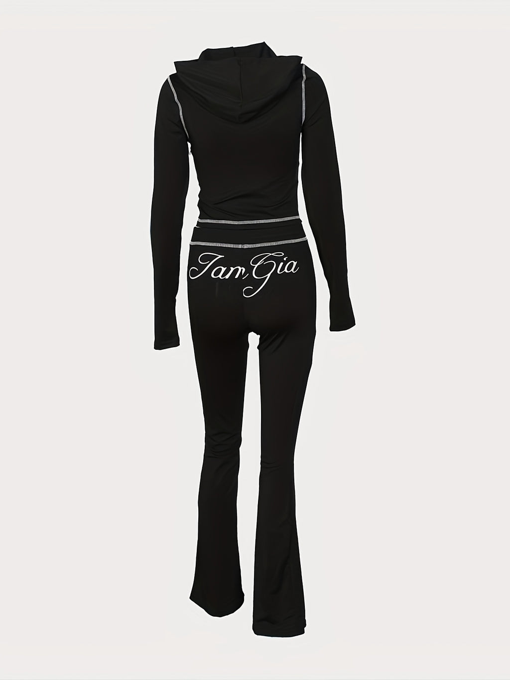 Set Deportivo Ajustado 2 Piezas · Sudadera con Cremallera + Leggings