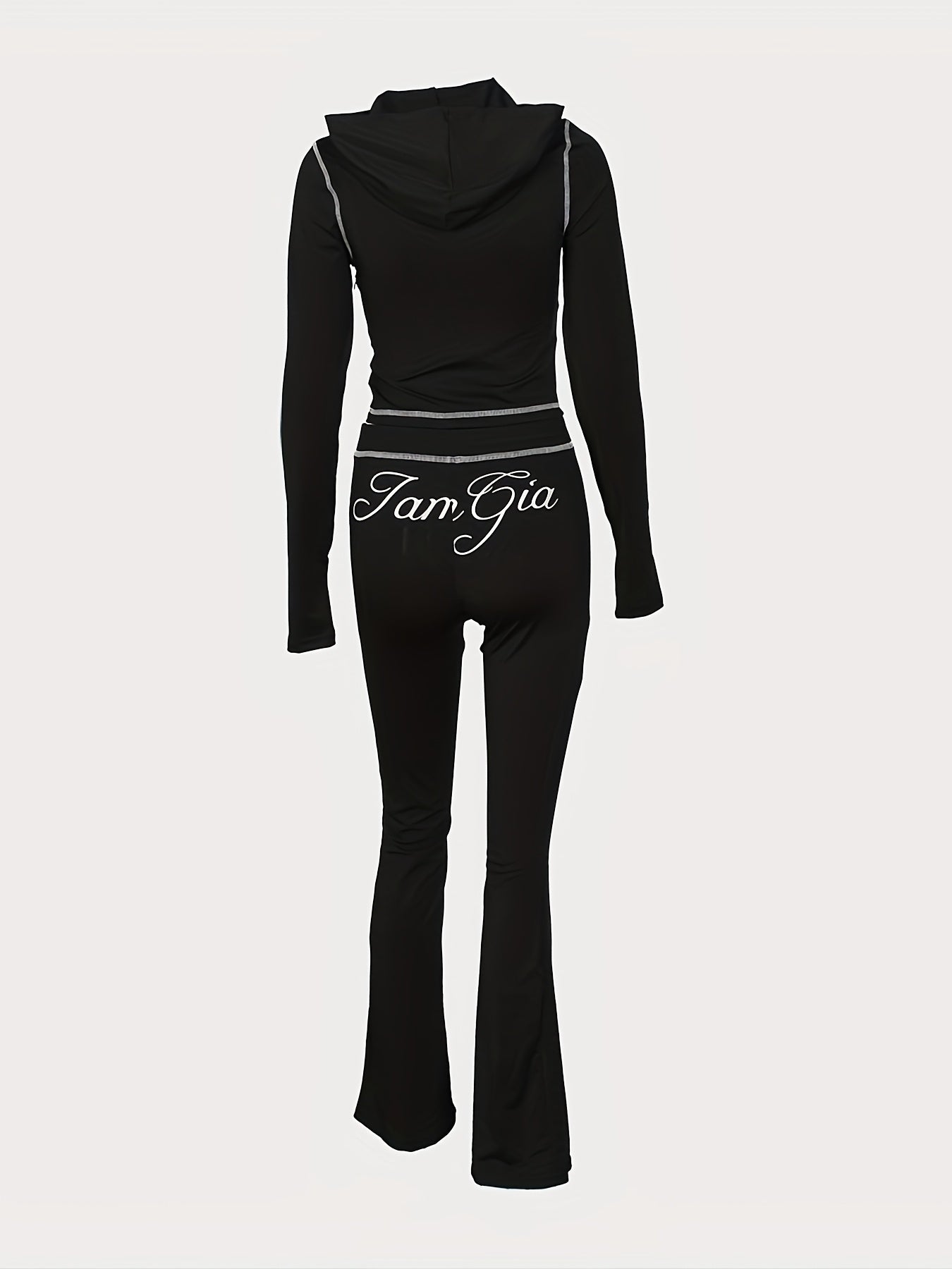 Set Deportivo Ajustado 2 Piezas · Sudadera con Cremallera + Leggings