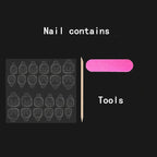 Uñas postizas 3D estilo bikini labios cereza