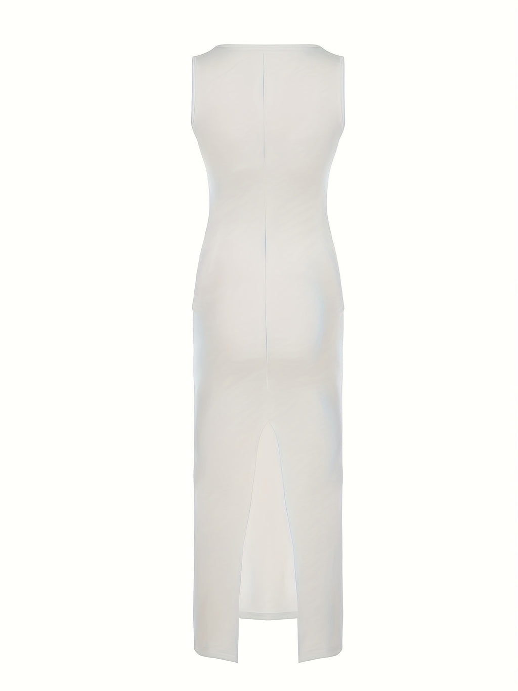 Vestido Sexy con Abertura y Lazo en la Cintura – Estilo Festival & Vacaciones