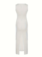 Vestido Sexy con Abertura y Lazo en la Cintura – Estilo Festival & Vacaciones