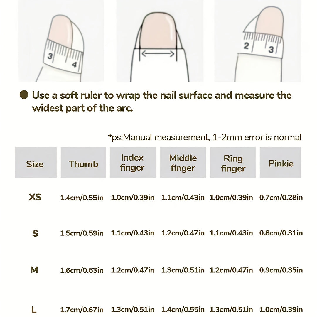 Uñas postizas cuadradas 3D florales