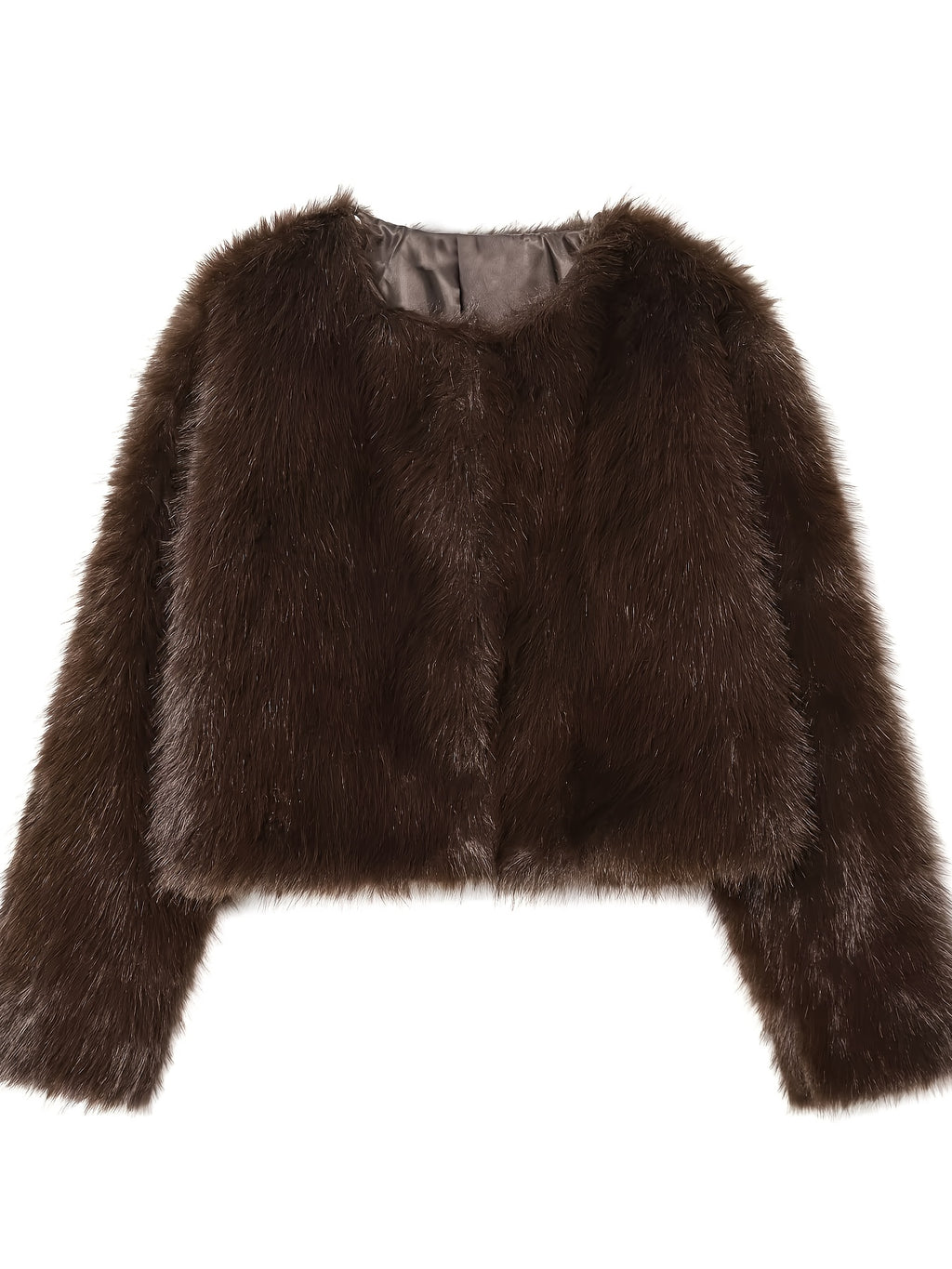 Chaqueta de Peluche Tipo Zorro · Alta Calidad