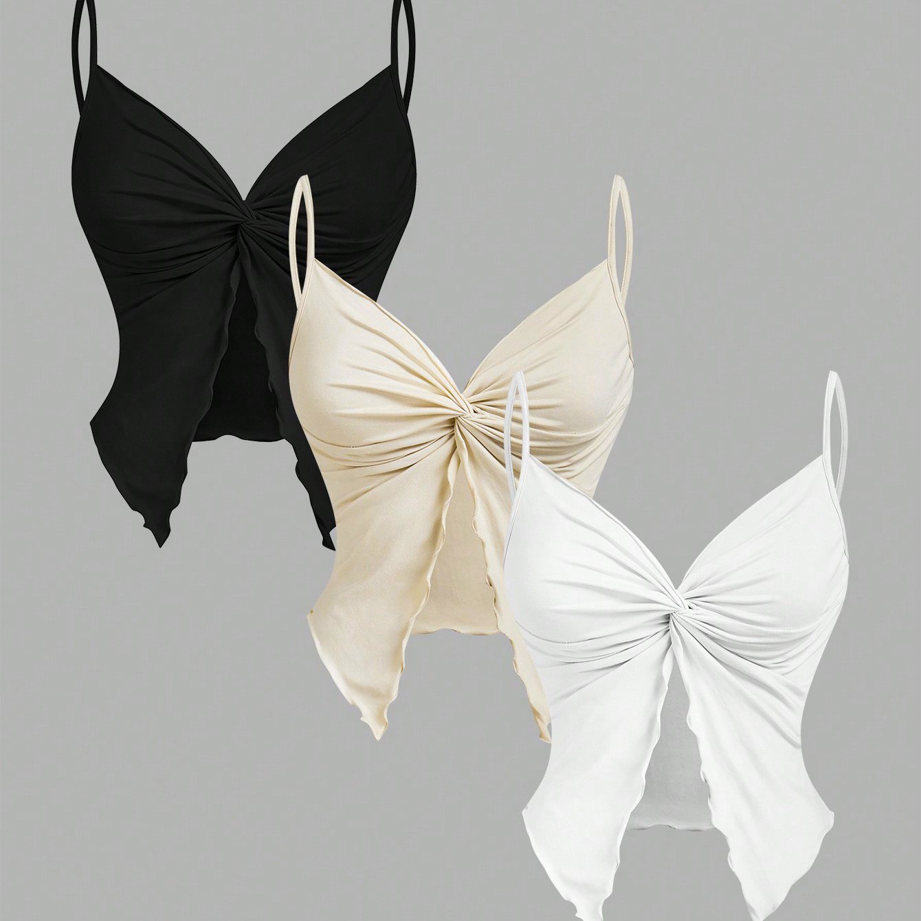 Top minimalista de tirantes – Set de 3 piezas