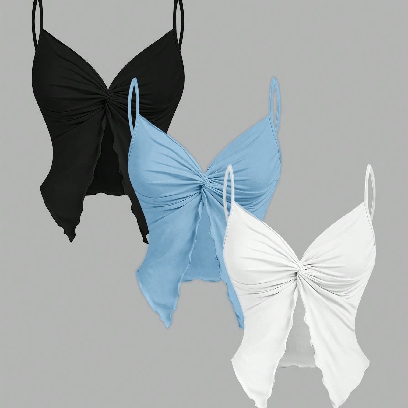 Top minimalista de tirantes – Set de 3 piezas