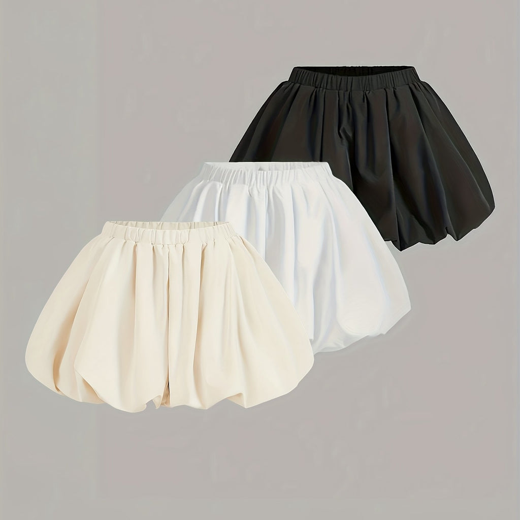 Pantalones casuales de cintura alta set 3 piezas