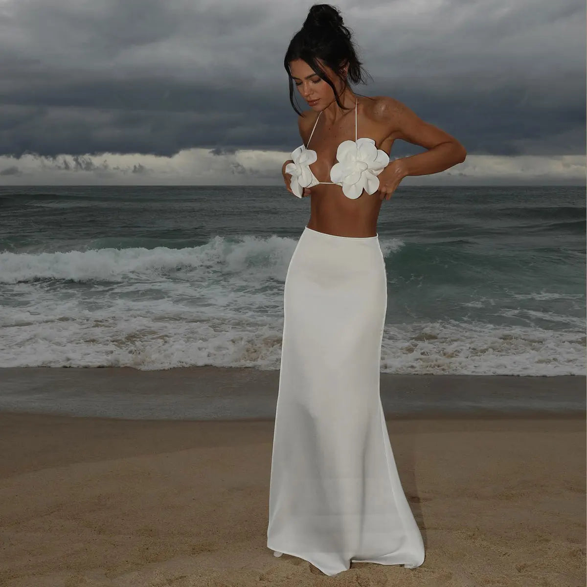 Bikini 3 Piezas con Falda · Estilo Bandage