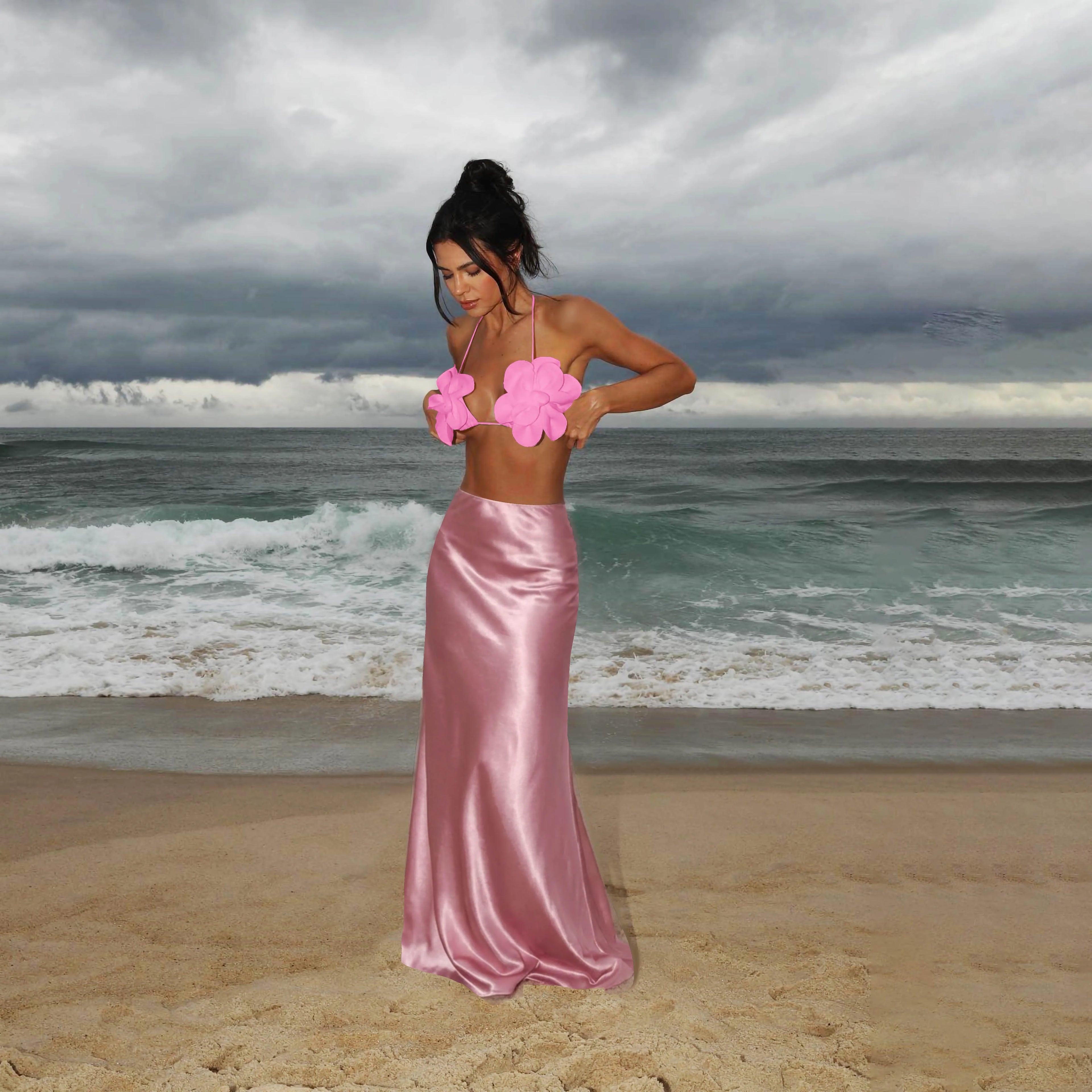 Bikini 3 Piezas con Falda · Estilo Bandage