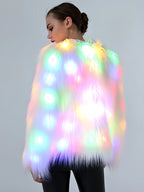 Abrigo de Peluche con Luces LED · Edición Nocturna