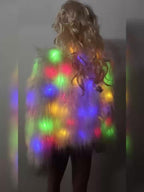 Abrigo de Peluche con Luces LED · Edición Nocturna