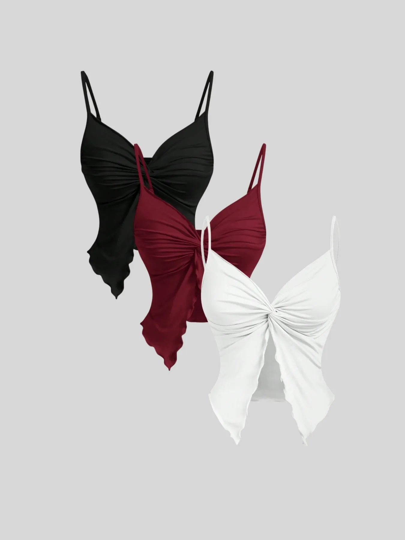 Top minimalista de tirantes – Set de 3 piezas