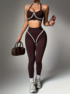 Conjunto Deportivo Push-Up con Pantalón Largo – Realza Cintura & Glúteos