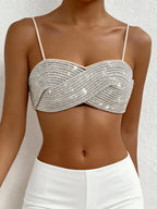 Top de Tirantes con Brillantes