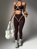 Conjunto Deportivo Push-Up con Pantalón Largo – Realza Cintura & Glúteos