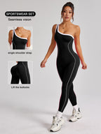 Mono deportivo elástico de una sola manga