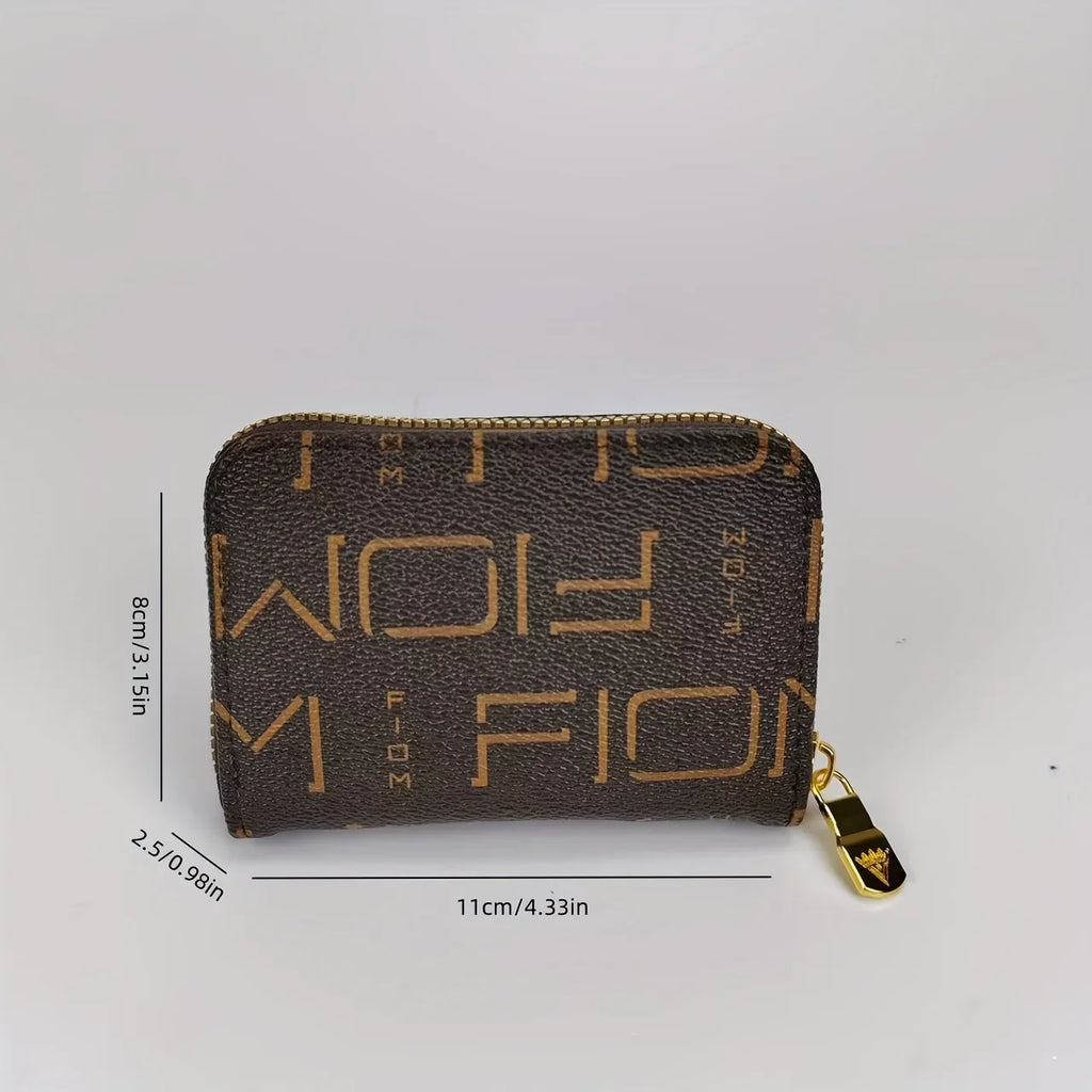 Set de Billetera Larga y Tarjetero para Mujer - 3 Piezas con Gran Capacidad - ESTAMOSBELLAS