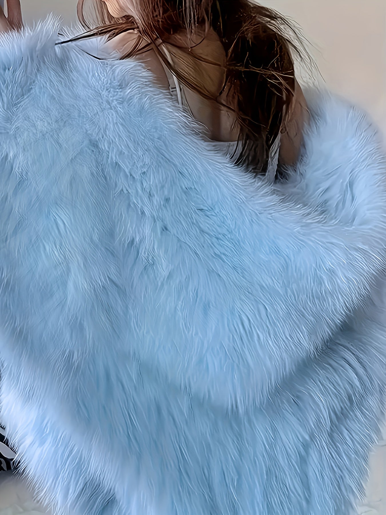 Chaqueta de Peluche con Cuello Suave · Invierno