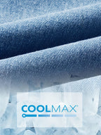 Vestido Strapless de Mezclilla con Abertura y Cadena Decorativa