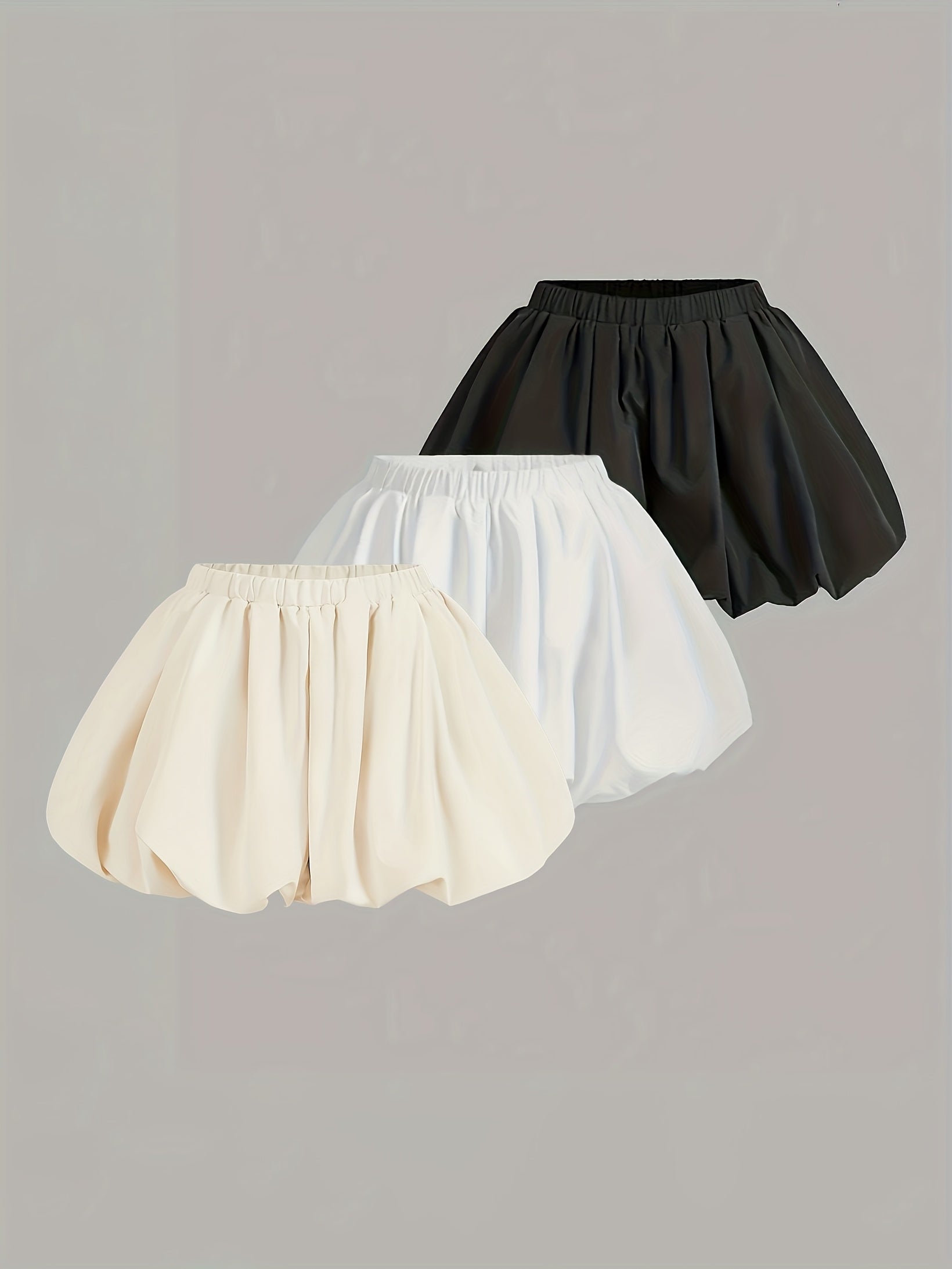 Pantalones casuales de cintura alta set 3 piezas