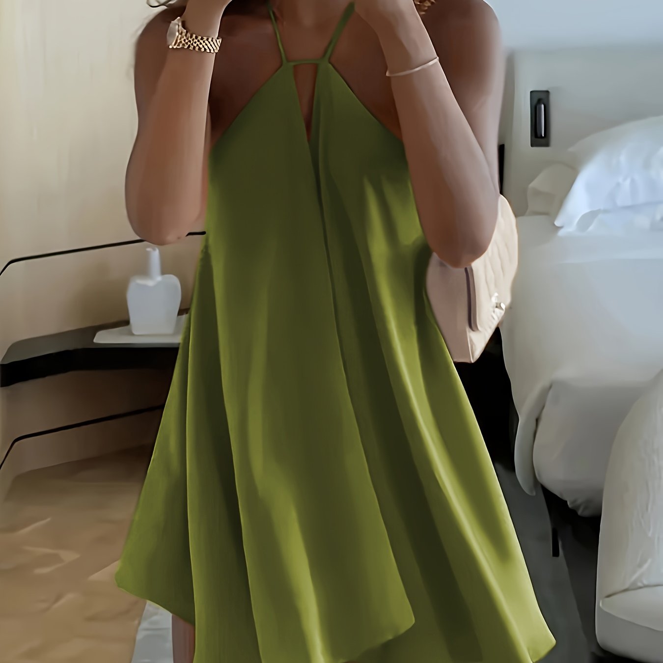 Vestido largo estilo sirena/A‑line