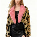 Abrigo de Peluche Estilo Leopardo · Elegante y Calentito