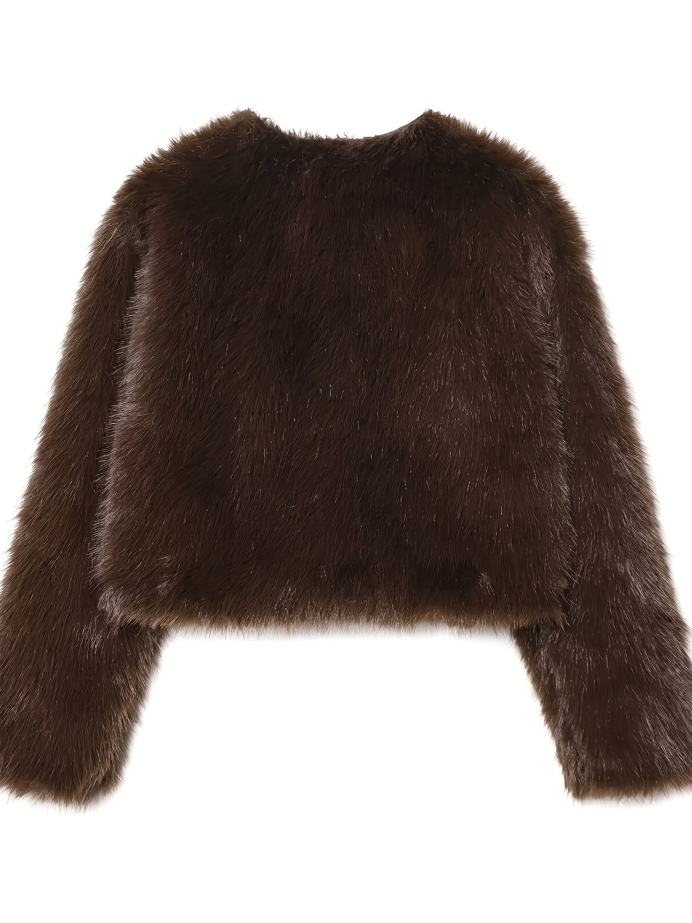 Chaqueta de Peluche Tipo Zorro · Alta Calidad