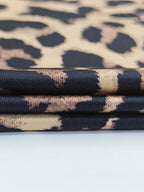 Vestido Largo de Leopardo con Espalda Descubierta y Abertura Alta